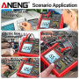 Тестер опору ізоляції Aneng MH15 750V AC/ 1000V DC Voltage, тест 100-1000V / 0,1МОм - 2000МОм, опір 0Ом - 60МОм, LCD з підсвіткою