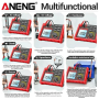 Тестер опору ізоляції Aneng MH15 750V AC/ 1000V DC Voltage, тест 100-1000V / 0,1МОм - 2000МОм, опір 0Ом - 60МОм, LCD з підсвіткою