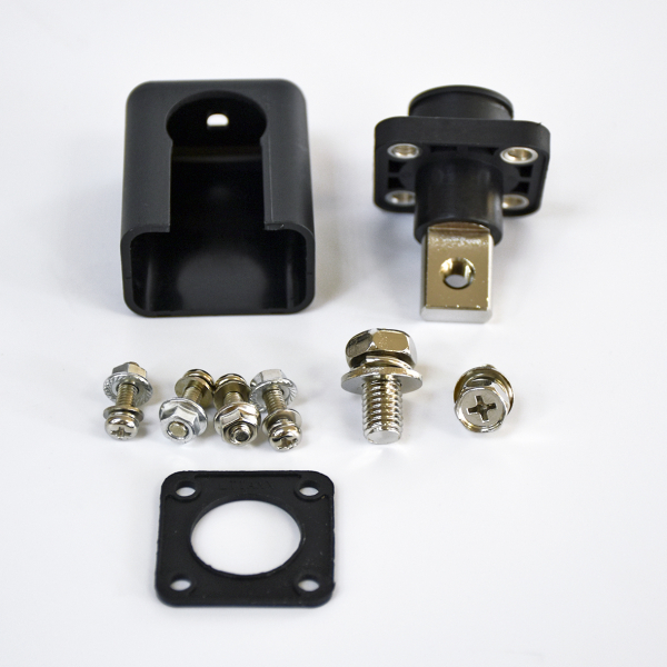 Фото - Клема 200А ЧОРНА врізна М8