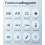 Мультиметр Aneng 681 750V AC/ 1000V DC Voltage, 10A AC/DC Current, NCV, LCD з підсвіткою, True RMS, Smart