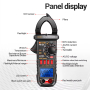 Струмові (токові) кліщі Aneng PN128 600V AC/DC Voltage, 600A AC/DC Current, NCV, мультиметр, LCD з підсвіткою
