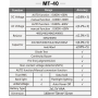 Fnirsi MT-40 інтелектуальний цифровий мультиметр, True RMS
