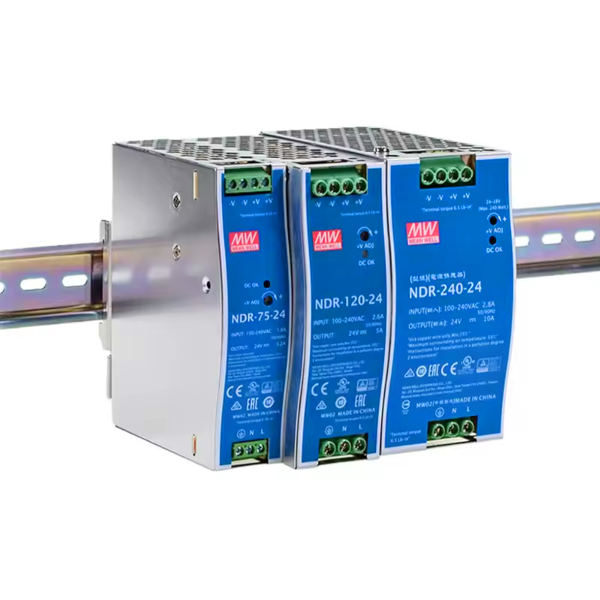 Фото - Блок живлення Mean Well NDR-120-24 оригінал (24VDC, 120W)