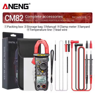 Фото - Струмові (токові) кліщі Aneng CM82 600V AC/DC Voltage, 600A AC/DC Current, NCV, мультиметр, LCD з підсвіткою, True RMS