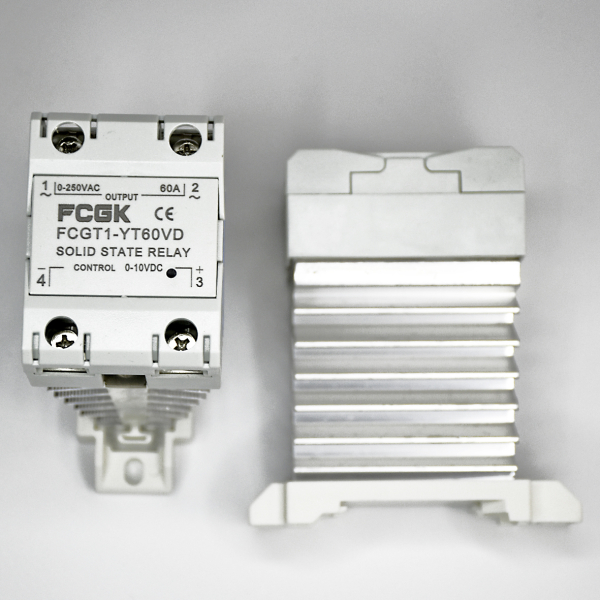 Фото - SSR регулятор потужності 1фаза  FCGT1-YT60VD, 60А, DC-AC (86540)