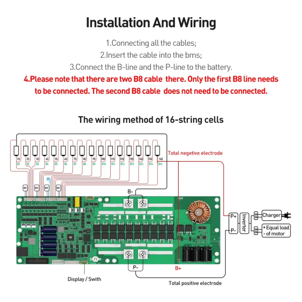 Фото - BMS JK PB2A16S15P V19 (150А номінальний струм, 2А струм балансування)