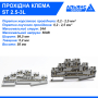 Фото - Проходная клемма ST 2,5 - 3L 3-уровневая