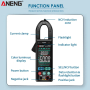 Струмові (токові) кліщі Aneng  ST211 600V AC/DC Voltage, 400A AC Current, NCV, мультиметр, кольор. дисплей, True RMS
