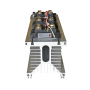 SSR модуль 3фази FCGT1*3-H3400DA48 (400A 380V) DC-AC