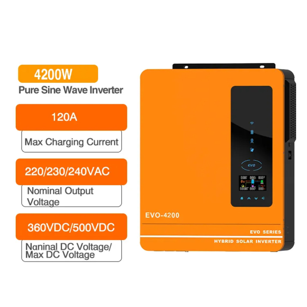 Фото - Інвертор Anern AN-SCI-EVO-4200, 4200W OFF Grid (гібридний) WiFi модуль в комплекті