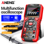 Aneng AOS04, цифровий мультиметр  / портативний осцилограф 10 МГц, 750V AC/ 1000V DC Voltage, 20A AC/DC Current, NCV, Smart, літієвий акумулятор