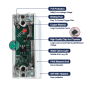 SSR реле 1фаза FCGT1-DR120DA, 120А, DC-AC