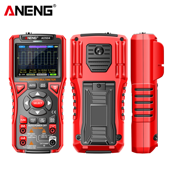 Фото - Aneng AOS04, цифровий мультиметр  / портативний осцилограф 10 МГц, 750V AC/ 1000V DC Voltage, 20A AC/DC Current, NCV, Smart, літієвий акумулятор