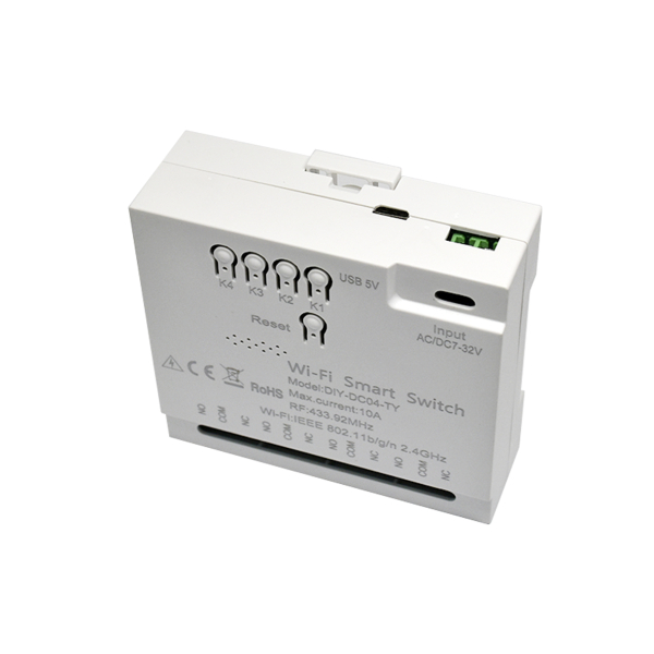 Фото - Tuya DIY-DC04-TY 10A WiFi 4канальний перемикач