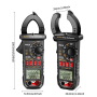 Струмові (токові) кліщі Aneng PN128 600V AC/DC Voltage, 600A AC/DC Current, NCV, мультиметр, LCD з підсвіткою