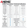 Струмові (токові) кліщі Aneng CM86 600V AC/DC Voltage, 600A AC/DC Current, NCV, мультиметр, LCD з підсвіткою