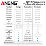 Мультиметр Aneng SZ12 750V AC/ 1000V DC Voltage, 20A AC/DC Current, NCV, LCD з підсвіткою, True RMS
