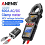 Струмові (токові) кліщі Aneng CM86 600V AC/DC Voltage, 600A AC/DC Current, NCV, мультиметр, LCD з підсвіткою