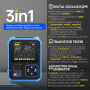 FNIRSI DSO-TC3 осцилограф/тестер/мультиметр + зонд P6100