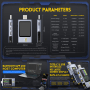 FNIRSI FNB58 USB тестер цифровий (струм / напруга / потужність / енергія)