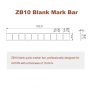 Маркування для клем ZB10 blank без символів
