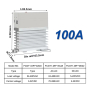 SSR реле 1фаза FCGT1-DR100DA, 100А, DC-AC