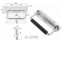 Ручка накладна хром. LS10C, 139мм