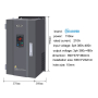 Частотний перетворювач 380В 3фази векторний 110KW M-Driver