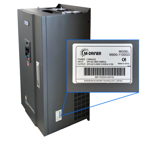 Фото - Частотний перетворювач 380В 3фази векторний 110KW M-Driver