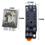 Реле комутації MY2NJ (HH62P) котушка DC12V