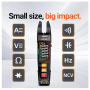 Струмові (токові) кліщі Aneng PN130 600V AC/DC Voltage, 100A AC/DC Current, NCV, мультиметр, VA кольоров. дисплей