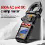 Струмові (токові) кліщі Aneng CM86 600V AC/DC Voltage, 600A AC/DC Current, NCV, мультиметр, LCD з підсвіткою