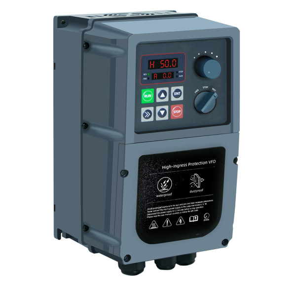 Фото - Частотний перетворювач з 220В 1фаза на 220В 3фази (1/3фаза) векторний 4KW M-Driver 980 з класом захисту IP66