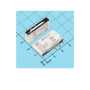 Реле DIN HF41F, котушка DC5VDC, контакти 1NO/NC, 6A 240VAC, 6A 30VDC