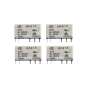 Реле DIN HF41F, котушка DC5VDC, контакти 1NO/NC, 6A 240VAC, 6A 30VDC