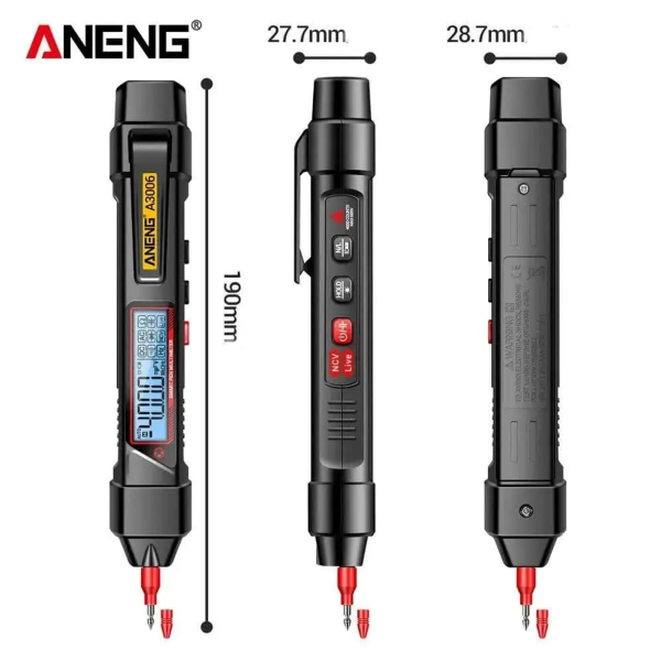 Фото - Мультиметр Aneng A3006 600V AC/DC Voltage, NCV, LCD з підсвіткою, Smart