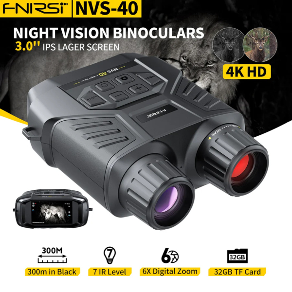 Фото - FNIRSI NVS-40 прилад нічного бачення 4K бінокуляр