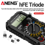 Мультиметр Aneng SZ308 750V AC/1000V DC Voltage, 10A DC Current, NCV, LCD з підсвіткою