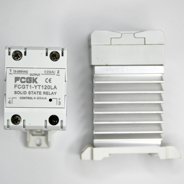 Фото - SSR регулятор потужності 1фаза  FCGT1-YT120VD, 120А, DC-AC (86546)