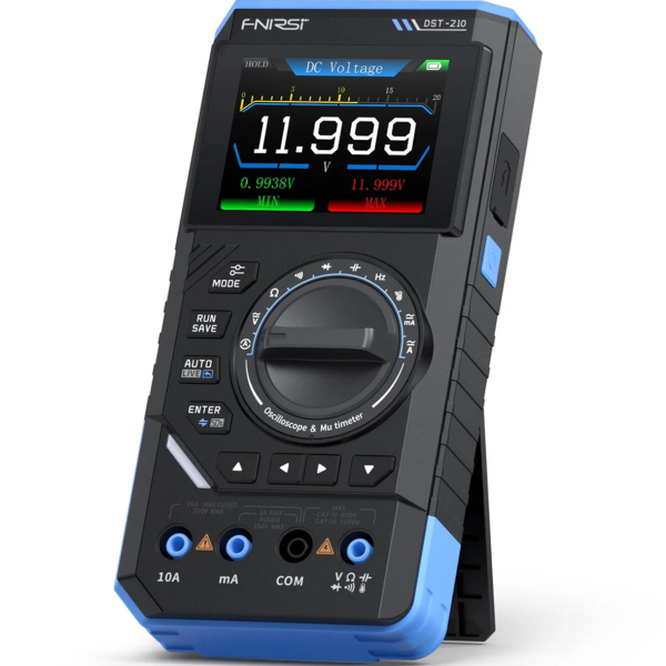 Фото - FNIRSI DST-210, цифровий мультиметр / портативний осцилограф 10 МГц / генератор сигналів / 19999 Count Smart професійний тестер TRUE RMS