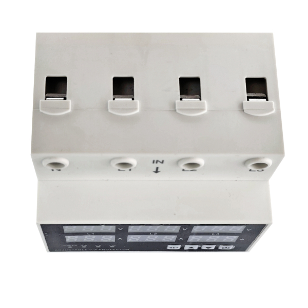 Фото - Реле захисту 3-х фазне напруга/струм 100A 0-500V (L1-L3)/N, 15парам.