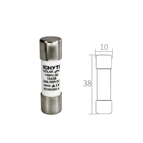 Фото - Запобіжник постійног струму DC 1000V 20A CHYT YRPV-30