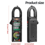 Струмові (токові) кліщі Aneng  ST213 600V AC/DC Voltage, 400A AC/DC Current, NCV, мультиметр, кольор. дисплей, True RMS