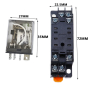 Реле комутації MY2NJ (HH62P) котушка DC24V
