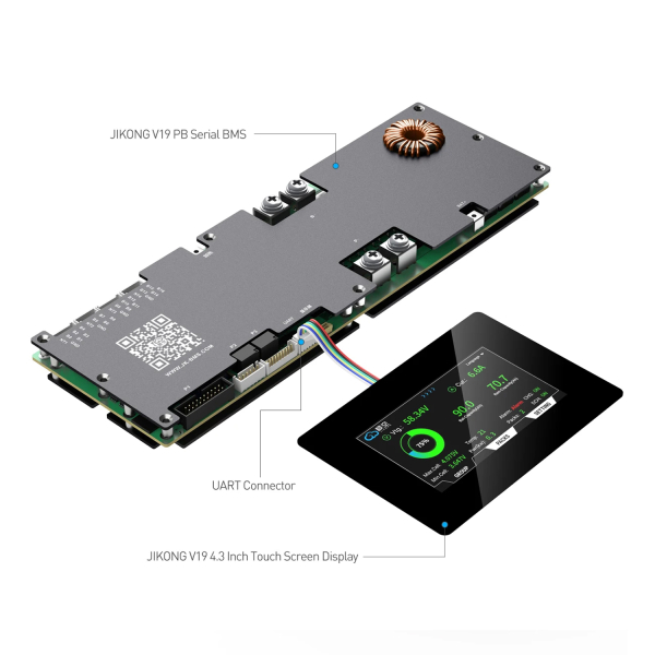 Фото - Дисплей сенсорний для BMS JK PB V19 4,3дюйми LCD 4.3 TTL-P