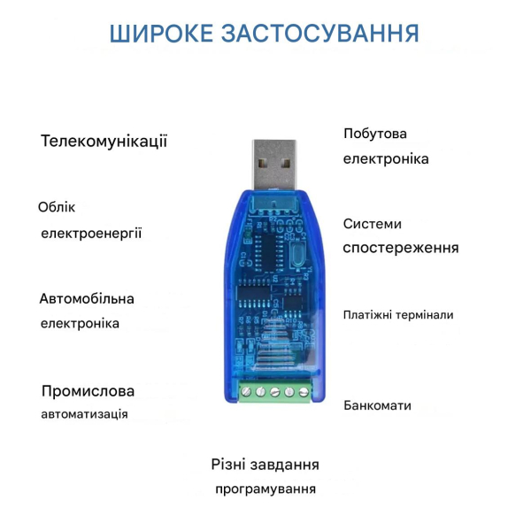 Фото - Адаптер Modbus RS485/USB +5V вихід