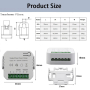 Лічильник електроенергії PC 311-W-TY/120A*2, 2ф 120А WiFi Smart