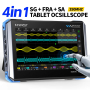 FNIRSI DPOS350P 4-в-1, 2 щупи, 350MHz*2 планшетний осцилограф / генератор сигналів / аналізатор спектру / аналізатор частотної характеристики, розширена комплектація