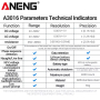 Мультиметр Aneng A3016 600V AC/DC Voltage, NCV, LCD з підсвіткою, Smart, літієвий акумулятор