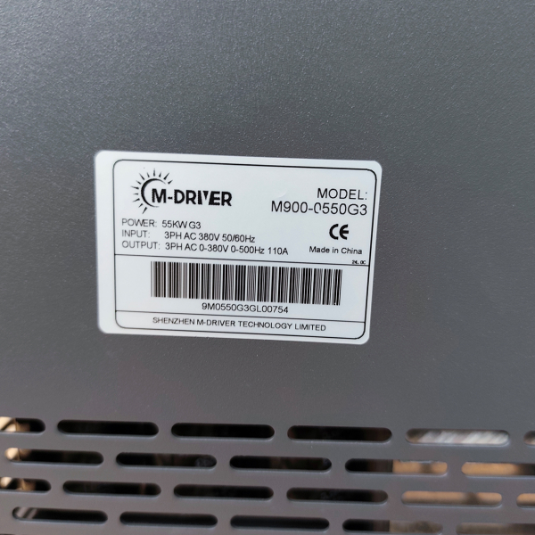 Фото - Частотний перетворювач 380В 3фази векторний 55KW M-Driver